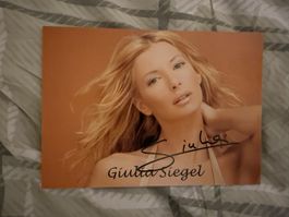 Autogrammkarte Giula Siegel guter Zustand