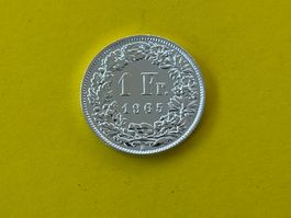 1 Fr. 1965 sehr vorzüglich