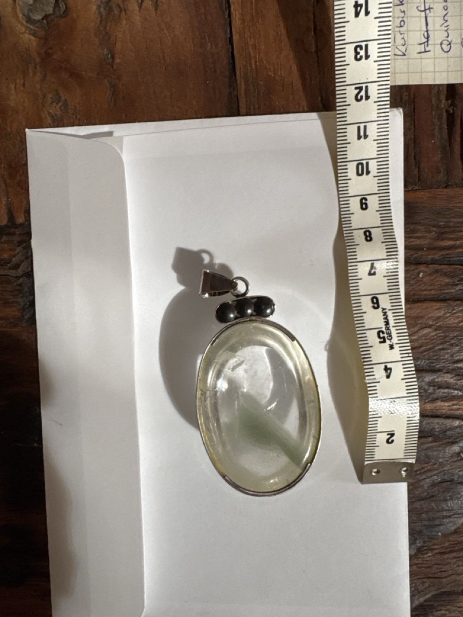 Anhänger: Grosse Anhänger ggf Silber Bergkristall mit Einschlüssen – Neu (gemäss Beschreibung) aus Basel von Joshy03 2