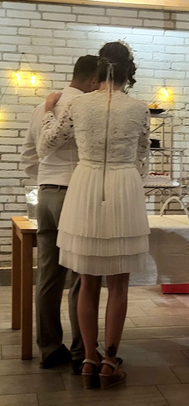 Ted Baker Vestiti: Boho, kurzes Brautkleid Gr. 38, knielang – Usato da Berikon venduto da Marilyn 2