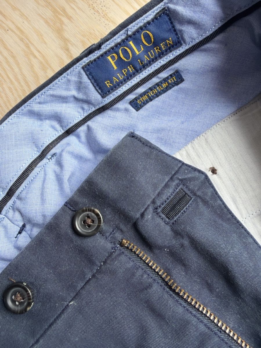 Ralph Lauren Pantaloni: Ralph Lauren blue chino 30/30 – Nuovo (secondo la descrizione) da Mont-sur-Lausanne venduto da sashwindow 3