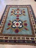 140×195 Orientteppich Handgeknüft gereinigt