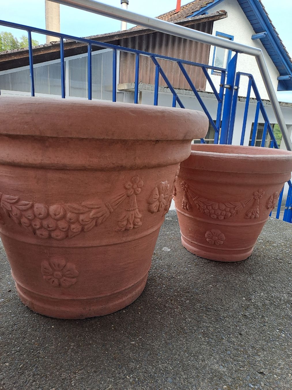 Vasi per fiori: 3er Set! Grosse, dekorative Blumentöpfe – Usato da Rickenbach LU venduto da bishiida 2