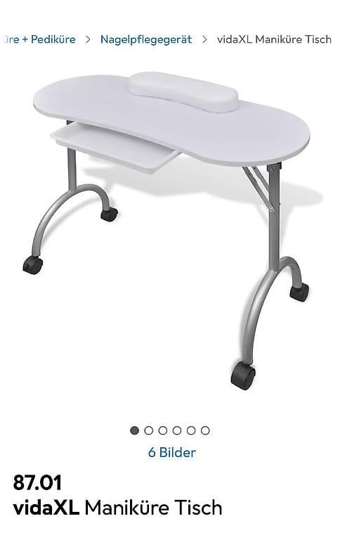 Tavoli: Nageltisch klappbar + Nail-/Shellac-Zubehör – Usato da Suhr venduto da Norio3