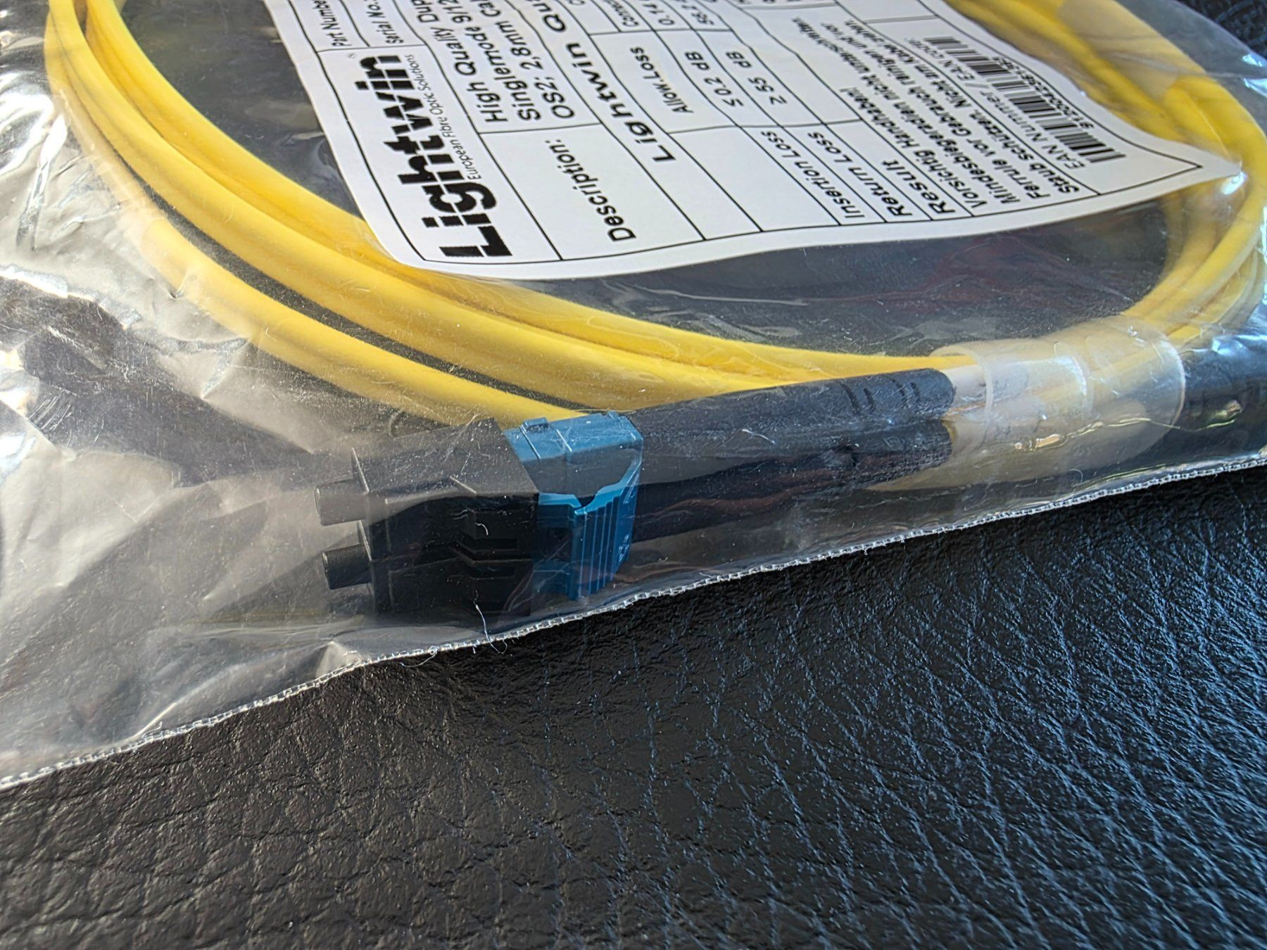 Cavi: LWL-Patchkabel Singlemode LC – LC, OS2, Duplex, 2 m - NEU – Nuovo e nell'imballaggio originale da Oberhasli venduto da w220365 1