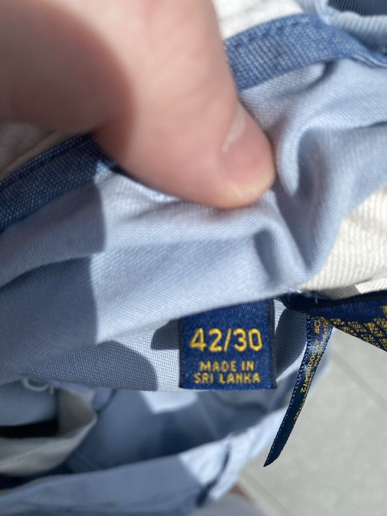 Ralph Lauren Pantaloni: Polo Ralph Lauren Chino Hose Hellblau Grösse 42/30 Top! – Usato da Münchenstein venduto da gle_sw7t 4