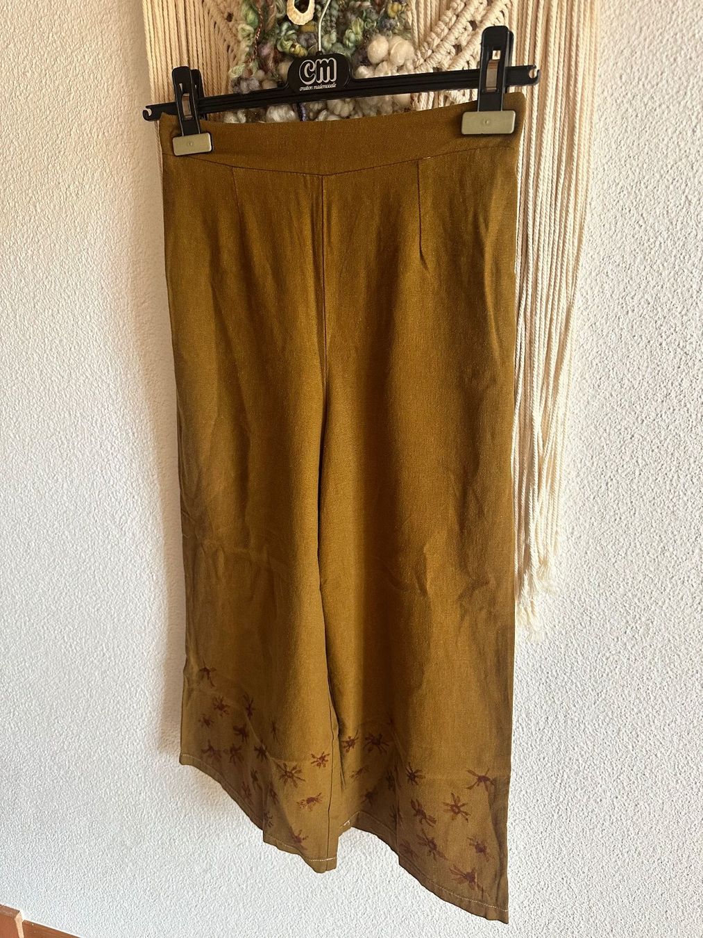 Pantaloni: Schöne 2/3-Leinen-Sommerhose Gr. S – Usato da Muri AG venduto da Shoshana5 1