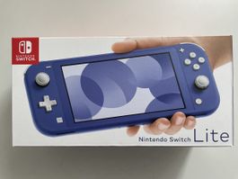 Nintendo Switch Lite Blau Top Zustand inkl. 128 GB Micro SD