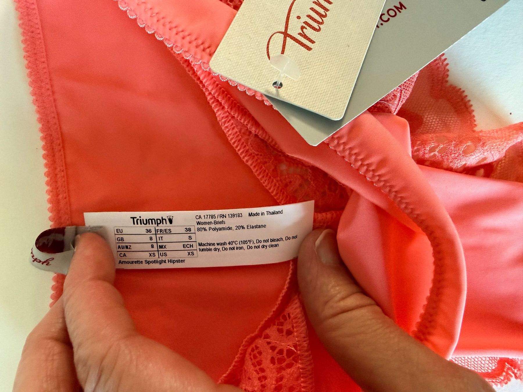 Triumph Altra biancheria intima: TRIUMPH, Slip AMOURETTE SPOTLIGHT, Grösse 36, Hellorange – Nuovo e nell'imballaggio originale da Rudolfstetten venduto da gst_g7xl 2