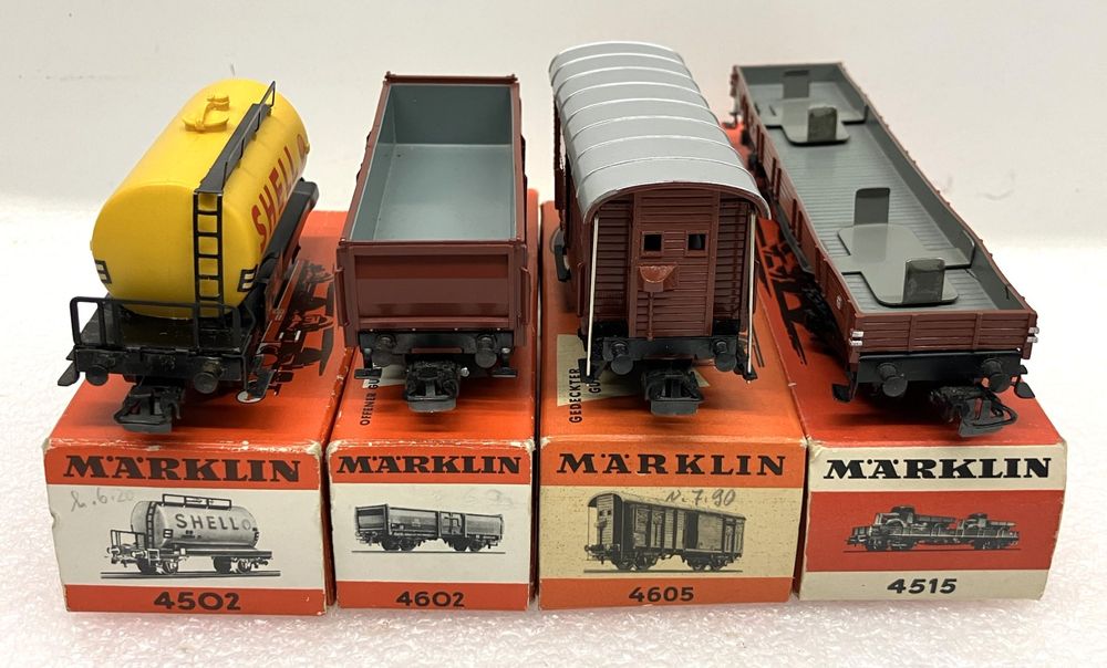 Märklin Modelleisenbahnen: märklin 4515/02 - 4602/05: 4x Güterwagen SBB K3 - Shell... – Gebraucht aus Thun von retoolinoo 7