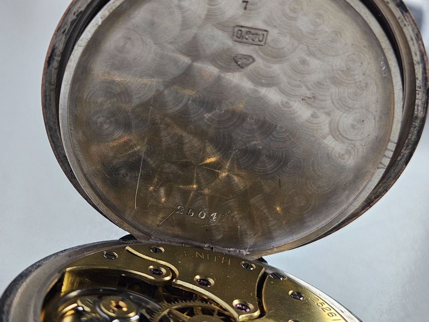 Zenith Orologi: 183 Zenith Taschenuhr Silber 0.800 Rail – Usato da Berikon venduto da mmm21 6
