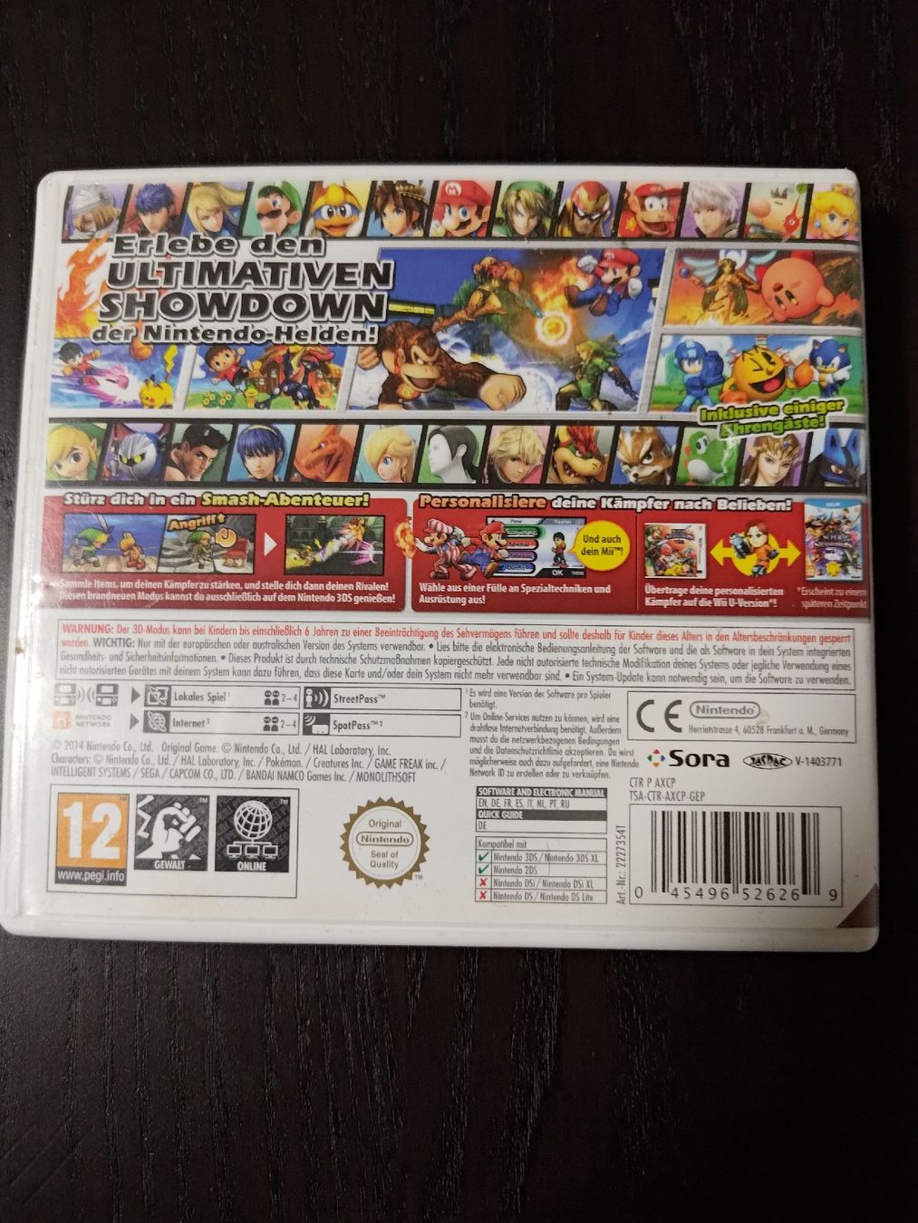 Nintendo Giochi: Super Smash Bros. 3DS - Nintendo 3DS – Usato da Bern venduto da Light_Y 1