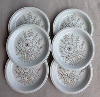 Lot de 6 assiettes vintage John Tams - Made in England