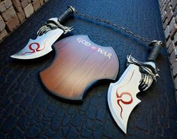2 teilig GOD of WAR SCHWERT Chaos-Klingen Kratos Sparta 44cm