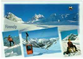Engelberg - 4 Bild AK Fürenalp