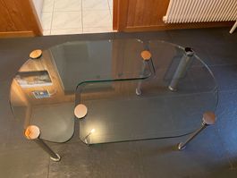 Salontischkombination (2xteilig) in Glas
