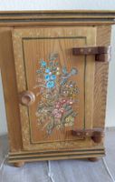 Vintage Holz Schmuckbox mit Schweizer Bauernmalerei