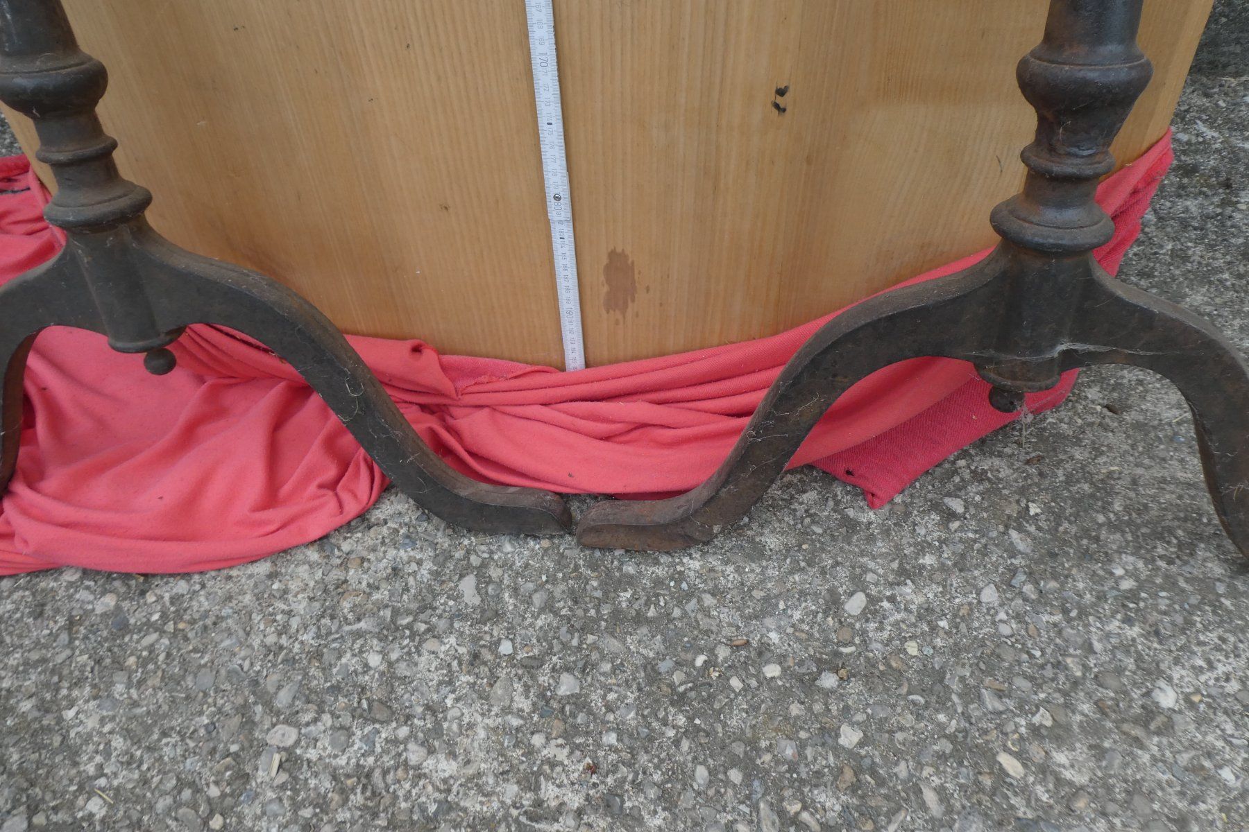 Tavoli: table de bistro ancienne 220 cm – Usato da Fontaines NE venduto da monloisir 4