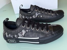DIOR HOMME B23 Logo Oblique Motiv Low Top Sneakers 40 NEU