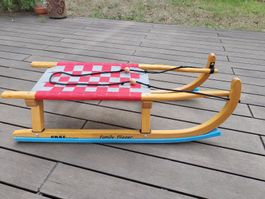 Davos Schlitten Graf Family Flizzer Holz guter Zustand