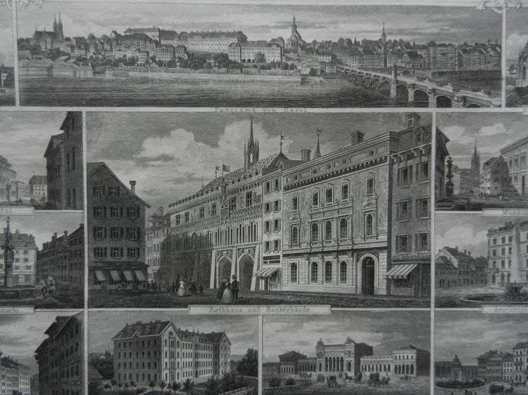 Gravures: Souvenirblatt Basel – D'occasion à Risch par Rischli15 1