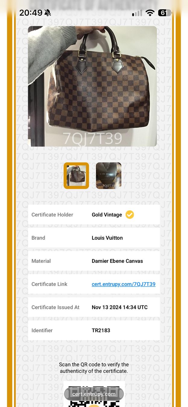 Louis Vuitton Borse da donna: Louis Vuitton Speedy 30, Damier Ebene – Usato da Aesch BL venduto da Micimacko-4 9
