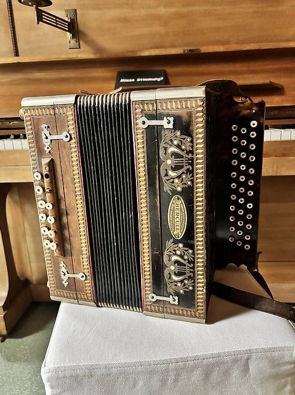 Musikinstrumente: Antike Handharmonika  – Defekt aus Zollikofen von luc_f5mb 1