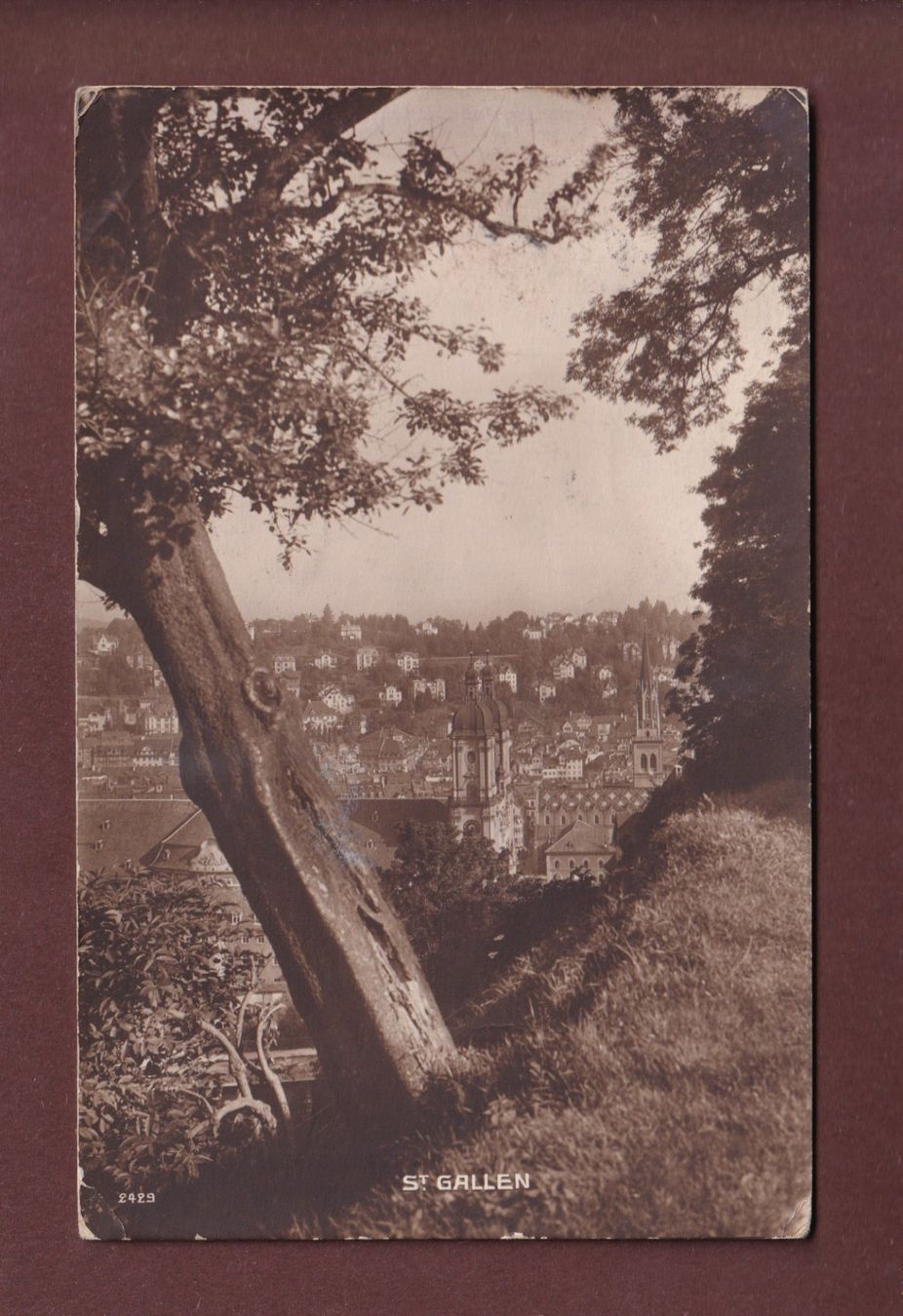 Cartoline postali: ST. GALLEN - Teilansicht - 1915 // Eckbug // – Usato da Pully venduto da nicecards-shop