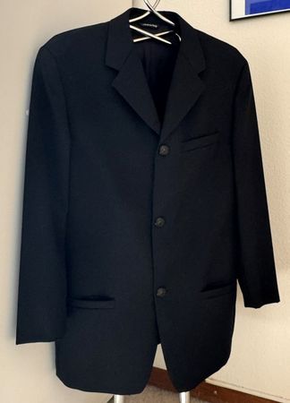 Gianni Versace Versus Herren Blazer Sakko schwarz Grösse 48