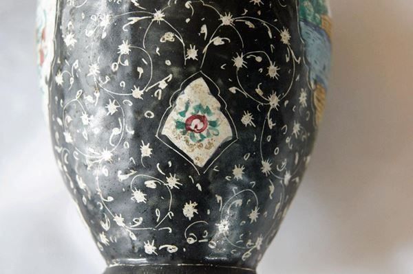 Vasi & Recipienti: Interessante antike emaillierte Vase – Difettoso da Geroldswil venduto da ARTEFACTO 2