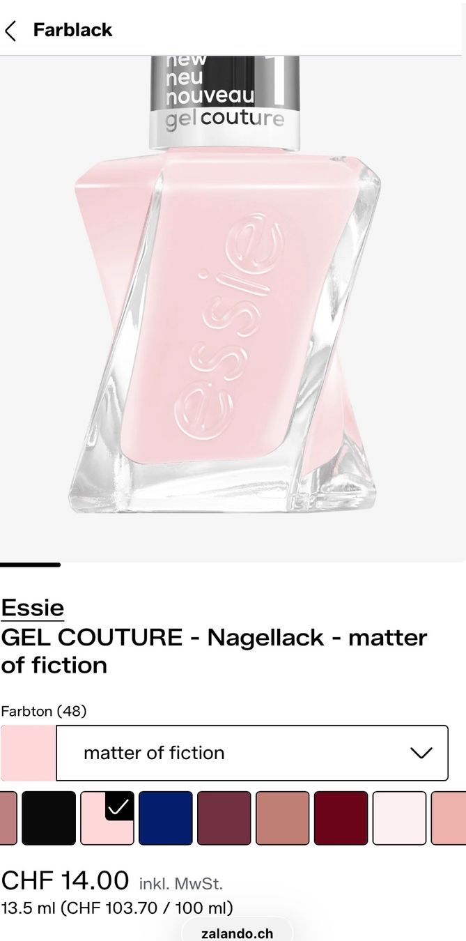Essie Smalto per unghie: Essie Gel Couture Nagellack – Usato da Baden venduto da Tiffany6878 4