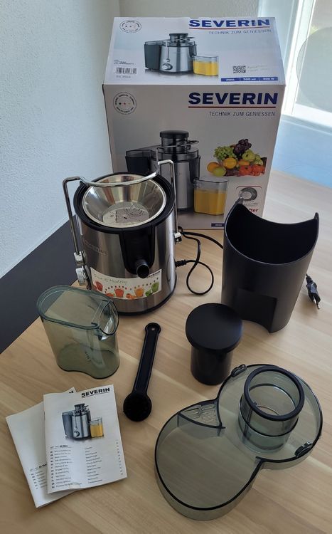 Exprimidor de citricos - SEVERIN ES 3566, 400 W, 0.5 l, negro