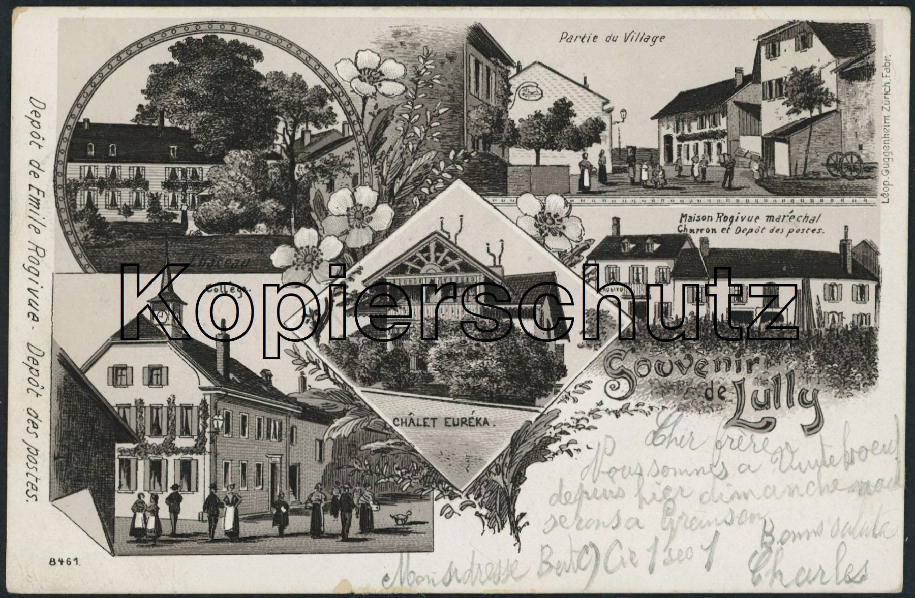 Cartoline postali: VD Lully - Litho – Usato da Schindellegi venduto da Jonathan77