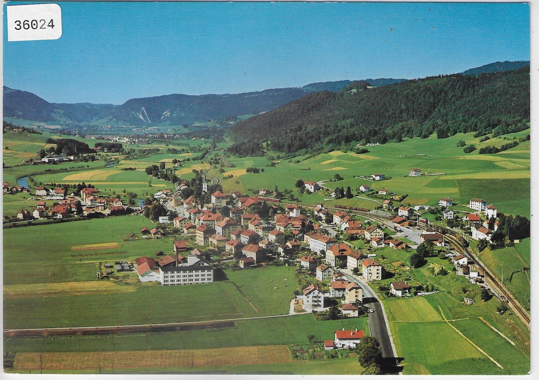 Cartoline postali: Flugaufnahme Travers Vue aerienne – Usato da Ettingen venduto da Kartenplanet