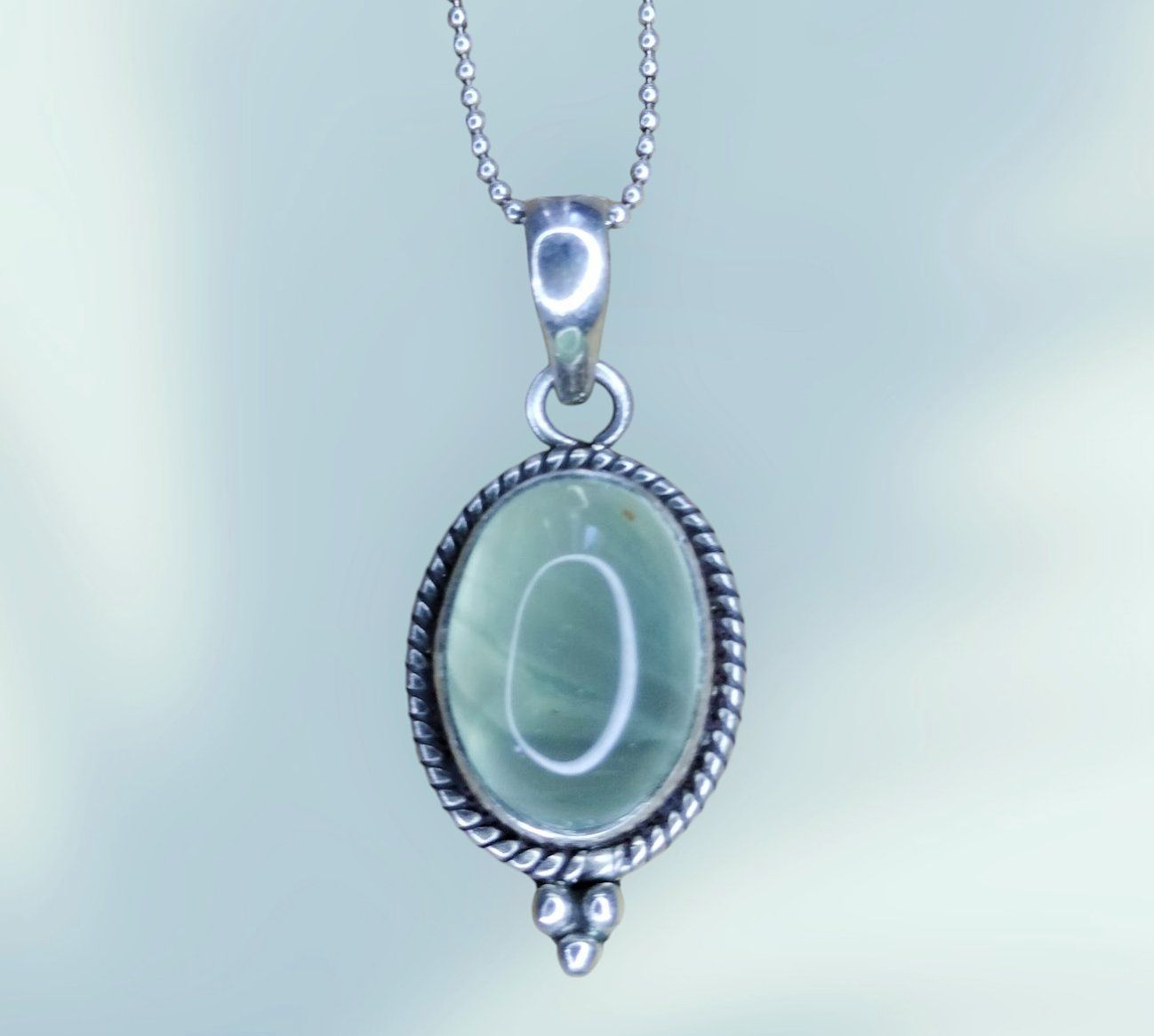 Catenine: Prehnit Halskette 925 Silber – Nuovo (secondo la descrizione) da Schwyz venduto da els_7cys