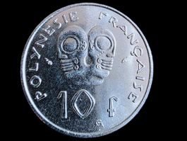FRÄNZOSISCHE POLYNESIEN 10 FRANCS 1984 *RAR*