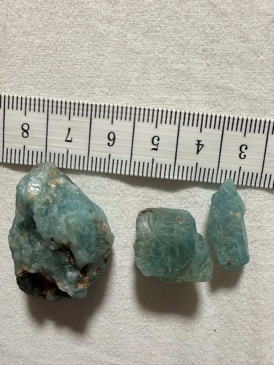 Mineralien & Heilsteine: Grandidierite 3Stk mit 104,5ct – Neu (gemäss Beschreibung) aus Oberhof von RealStone 8
