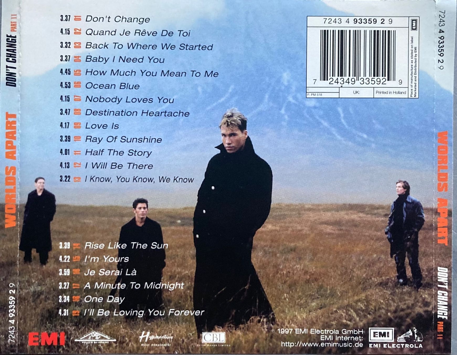 Vinyles: WORLDS APART - DON'T CHANGE PART II – D'occasion à Poliez-Pittet par Newtown-Records 2