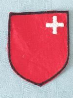 Vintage Badge Kantons - Wappen Schwyz ST. GALLER STICKEREI