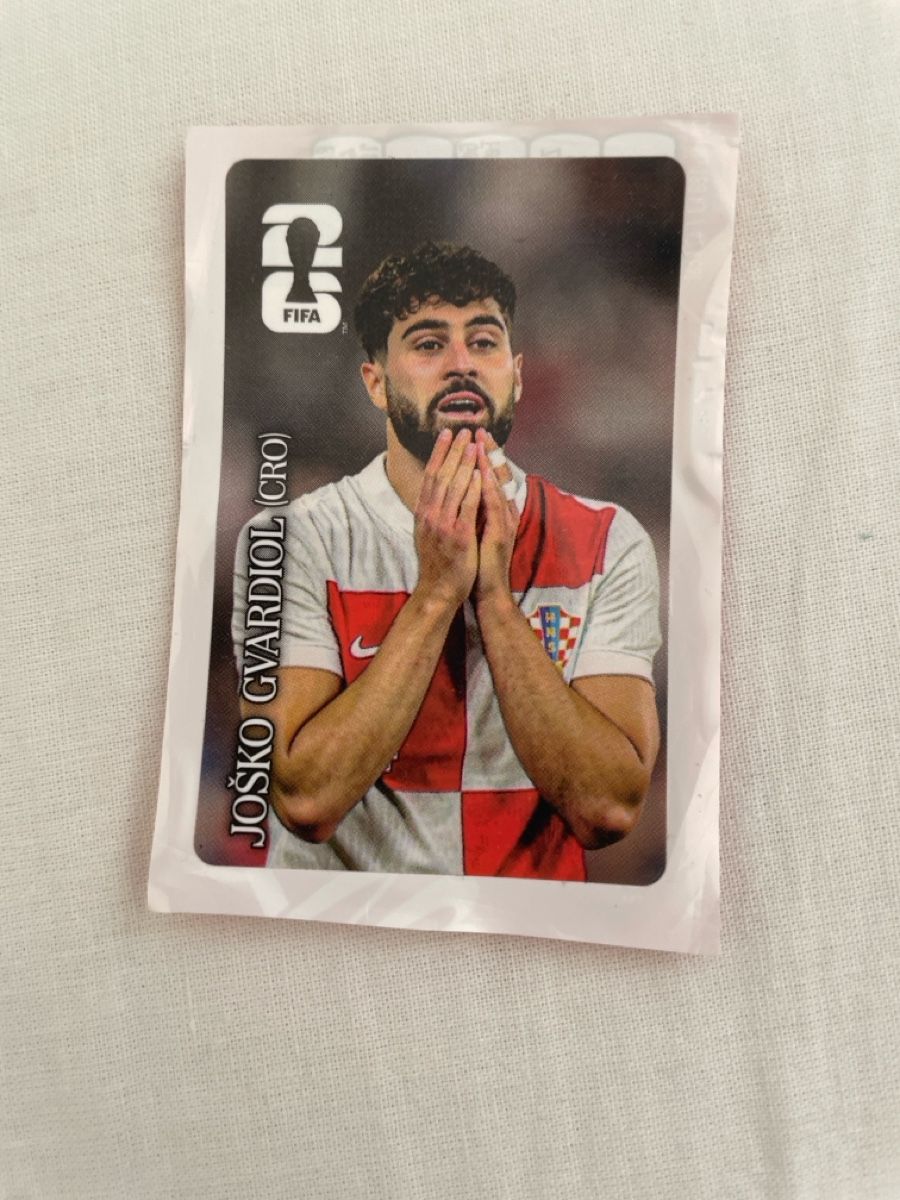 Carte collezionabili: Cola Sticker Joško Gvardiol – Nuovo (secondo la descrizione) da Weinfelden venduto da kingofqueens03