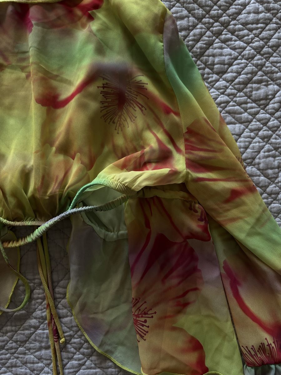 Camicette: Chemisier à fleurs multicolores – Nuovo (secondo la descrizione) da Lausanne venduto da shabnam.t 5