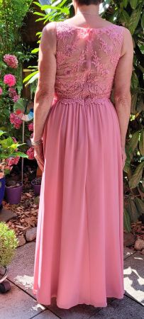 Rosa Abendkleid, Gr. 38, perfekt für Sommerhochzeit!