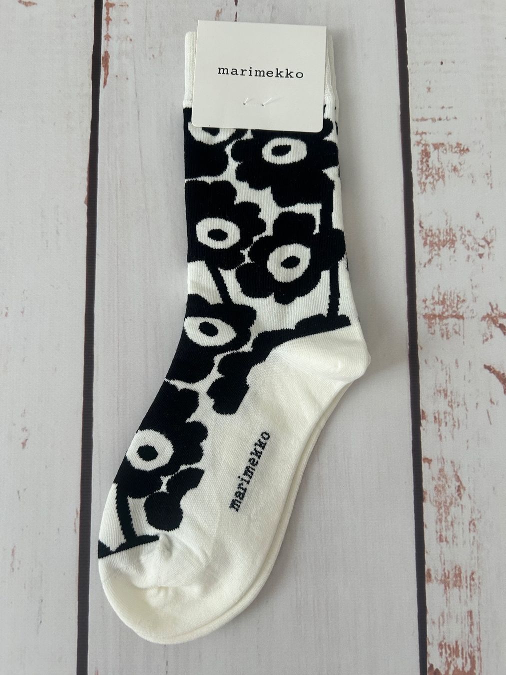Calze: Marimekko socks pop-up flower print – Nuovo e nell'imballaggio originale da Zürich venduto da Ferienan 6