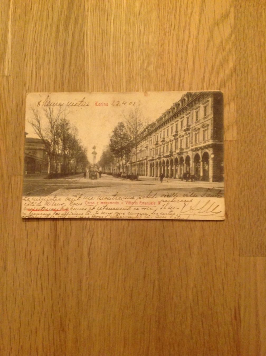Cartoline postali: Carte postale deTurin de 1902 TTB – Usato da Villars-sur-Glâne venduto da Graca03 1
