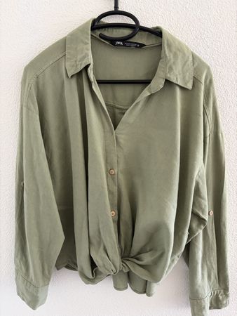Bluse Zara Hellgrün Gr. XS
