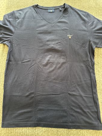 T-shirt homme GANT bleu marine taille XXL slim fit