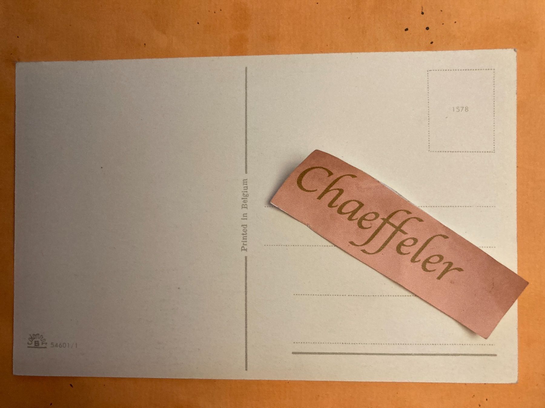 Cartes postales: Ansichtskarte mit einem Autobus – D'occasion à Zürich par Chaeffeler 1