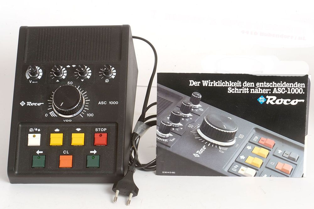 ROCO ASC - 1000 Control Fahrpult / Transformateur ROCO ASC (Neu (gemäss ...
