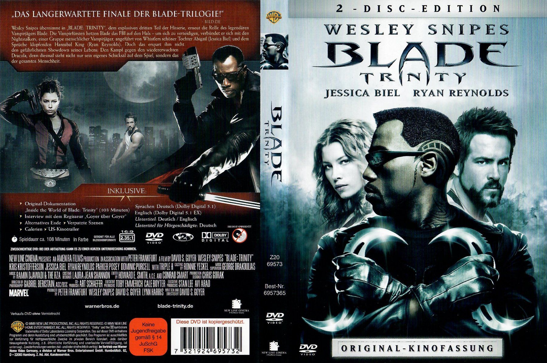 Tutti i DVDs: DVD: Blade Trinity - 2004 - 2 Disc Special Edition – Usato da Hagendorn venduto da Thom.74 1