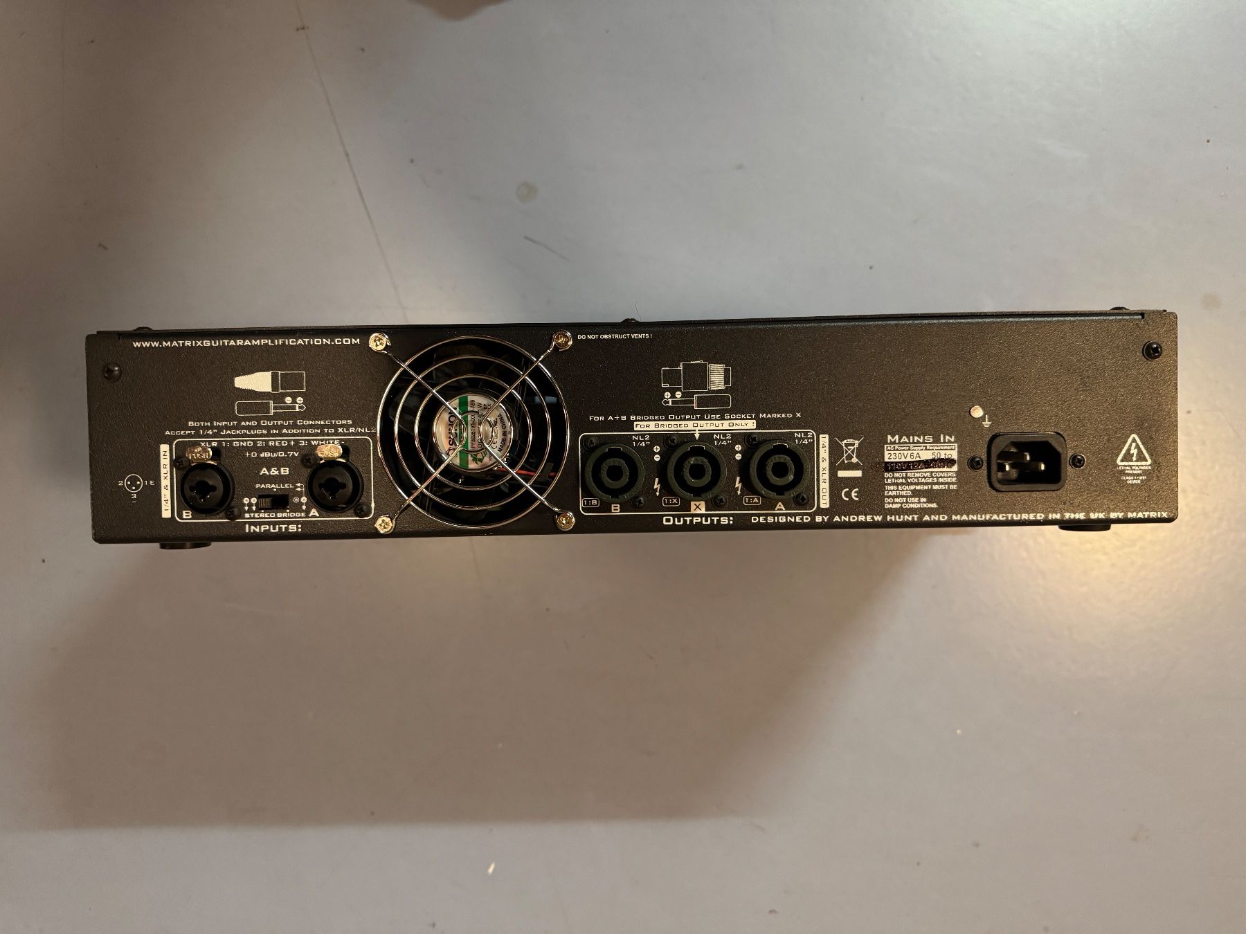 Amplificatori: Matrix GT1600FX Endstufe / Power Amp – Usato da Frauenfeld venduto da P.T.__1991 4